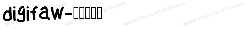 digifaw字体转换