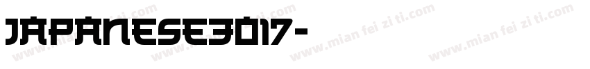 Japanese3017字体转换