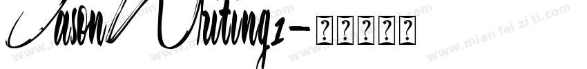 JasonWriting1字体转换