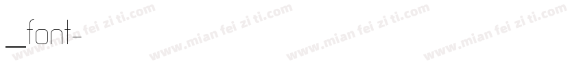 毛笔字_font字体转换