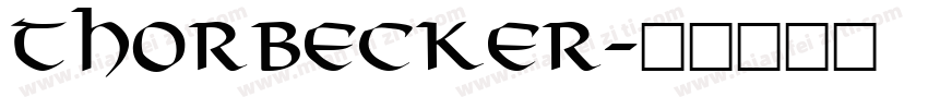 ThorBecker字体转换