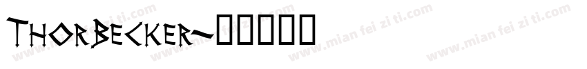 ThorBecker字体转换