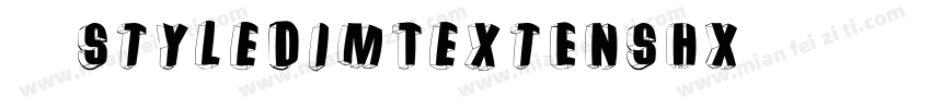 赫思StyleDimTextENSHX字体下载安字体转换