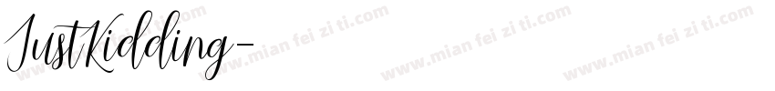 JustKidding字体转换