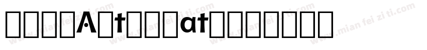 BoldAlternate字体转换