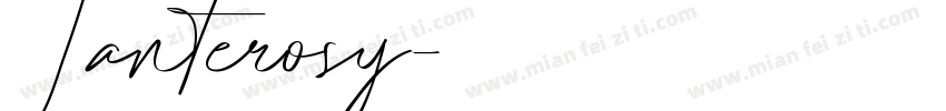 Lanterosy字体转换