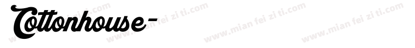 Cottonhouse字体转换