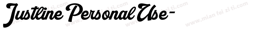 JustlinePersonalUse字体转换