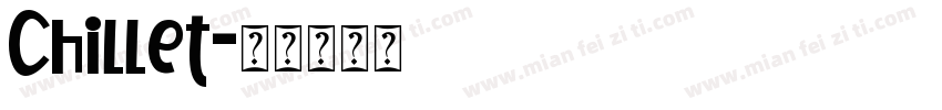 Chillet字体转换