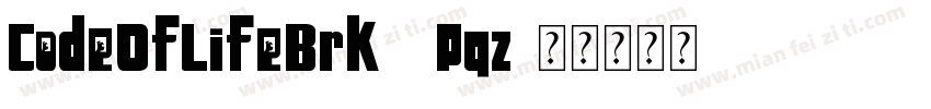 CodeOfLifeBrk-5Pqz字体转换