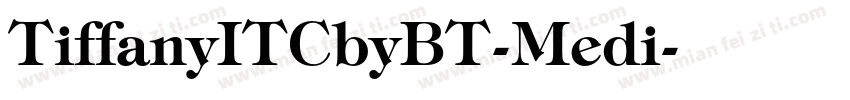 TiffanyITCbyBT-Medi字体转换