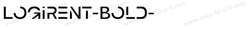 Logirent-Bold字体转换