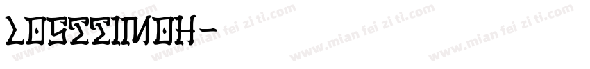 Losttimoh字体转换