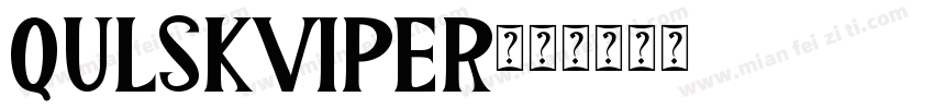 QULSKVIPER字体转换