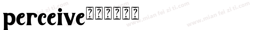 perceive字体转换