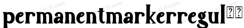 permanentmarkerregul字体转换