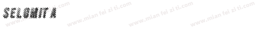 Selomita字体转换
