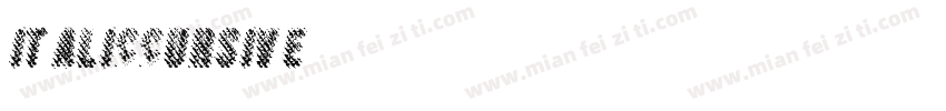 italiccursive字体转换