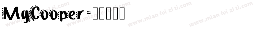 MgCooper字体转换