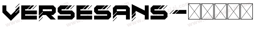 VerseSans字体转换