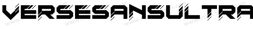 VerseSansUltrabold字体字体转换