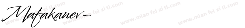 Mafakanev字体转换