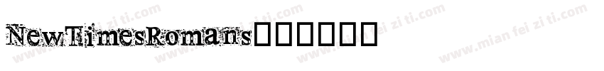 NewTimesRomans字体转换