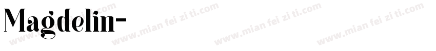 Magdelin字体转换