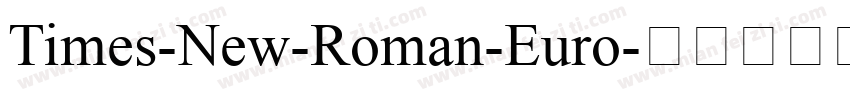 Times-New-Roman-Euro字体转换