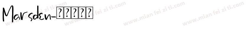 Marsden字体转换