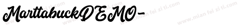 MarttabuckDEMO字体转换
