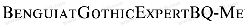 BenguiatGothicExpertBQ-MediumSC字体转换