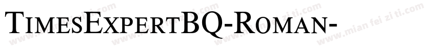 TimesExpertBQ-Roman字体转换
