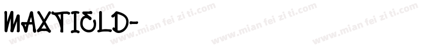 MAXTIELD字体转换