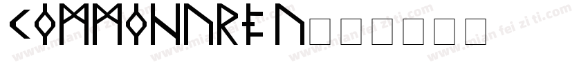 CommonArea字体转换