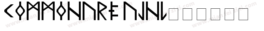 CommonAreaJNL字体转换