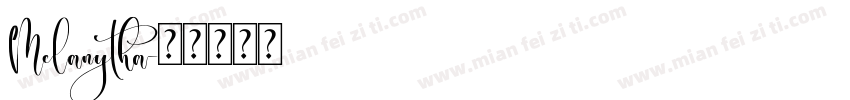 Melanytha字体转换