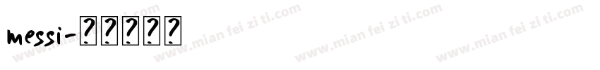 messi字体转换