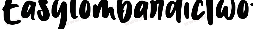 EasylombardicTwo-LOMg字体转换