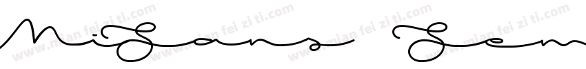 MiSans-Semibold-GBK-字体转换