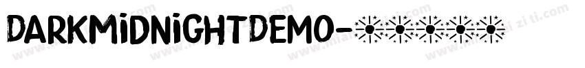 DarkMidnightDemo字体转换
