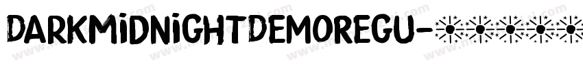 DarkMidnightDemoRegu字体转换