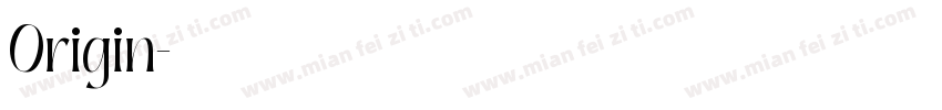 Origin字体转换