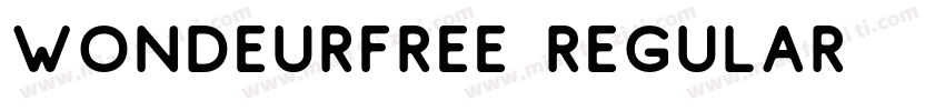 WondeurFree-Regular字体转换