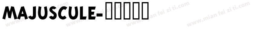 majuscule字体转换