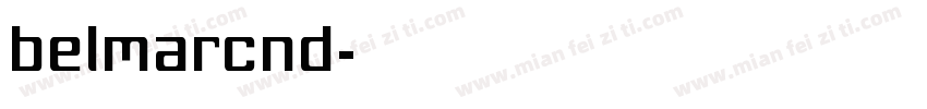 belmarcnd字体转换