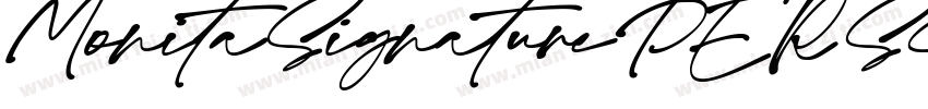MonitaSignaturePERSO字体转换