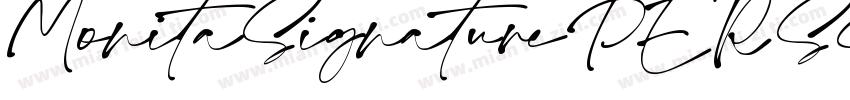 MonitaSignaturePERSO字体转换