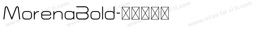 MorenaBold字体转换