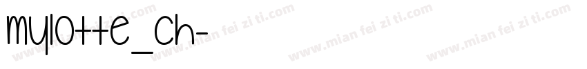 MyLotte_CH字体转换